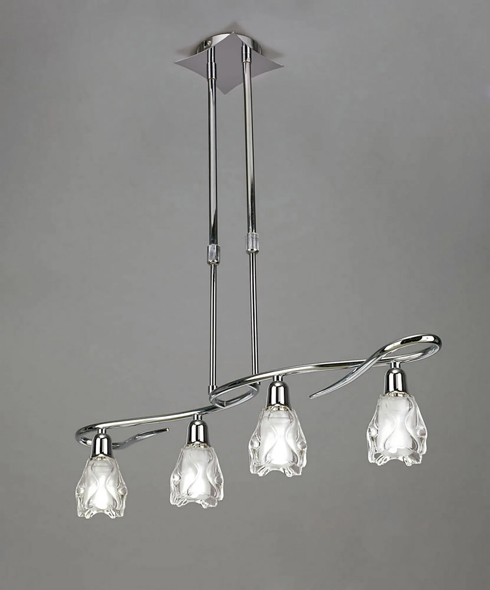 Amel Polished Chrome Ceiling Lights Mantra Linear Fittings Amel Polished Chrome Ceiling Lights Mantra Linear Fittings